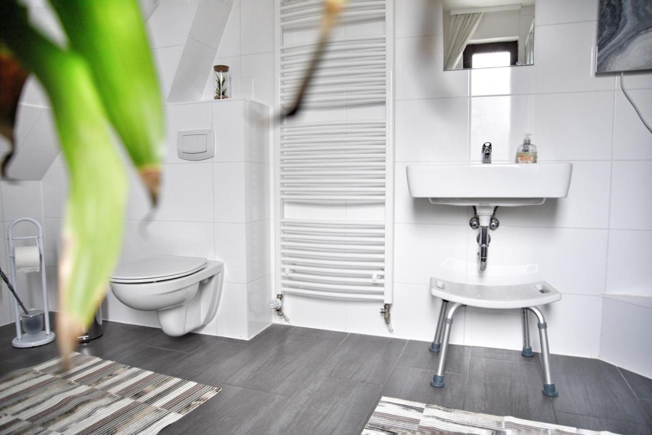 Ostseeferienhaus Oberes Apartment Monkebude Bagian luar foto